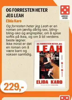 Ark Bokhandel OG FORRESTEN HETER JEG LEAH tilbud