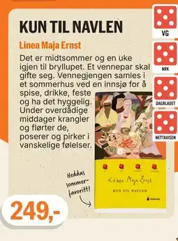 Ark Bokhandel KUN TIL NAVLEN tilbud