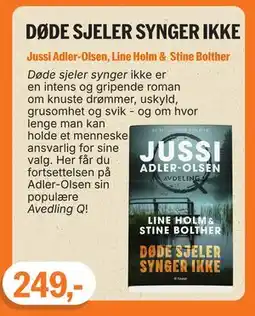 Ark Bokhandel DØDE SJELER SYNGER IKKE tilbud