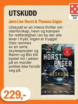Ark Bokhandel UTSKUDD tilbud