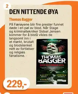 Ark Bokhandel DEN NITTENDE ØYA tilbud