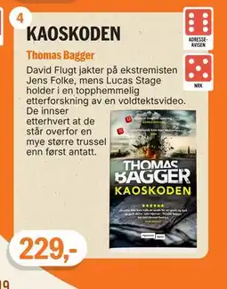 Ark Bokhandel KAOSKODEN tilbud