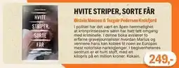 Ark Bokhandel HVITE STRIPER, SORTE FÅR tilbud