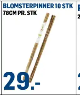 Price Lagerbutikk Blomsterpinner 10 stk tilbud