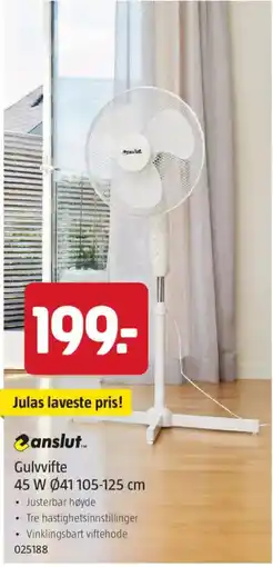 Jula Gulvvifte anslut.. tilbud