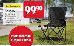 Jula Kayoba campingstol tilbud