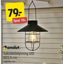 Jula Anslut solcellebelysning led tilbud
