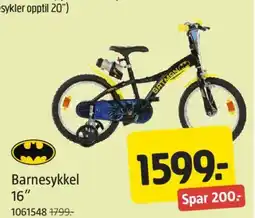 Jula Barnesykkel 16" tilbud