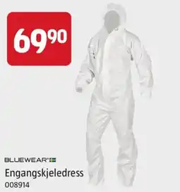 Jula Bluewear engangskjeledress tilbud
