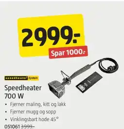 Jula Speedheater 700 w tilbud