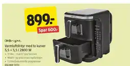 Jula Varmluftsfrityr med to kurver tilbud