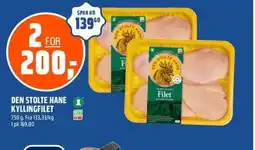 Coop Obs Den stolte hane kyllingfilet tilbud