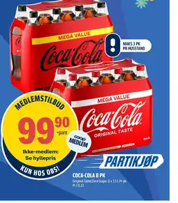 Coop Obs COCA-COLA 8 PK tilbud