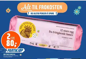 Coop Obs Den stolte hane egg tilbud