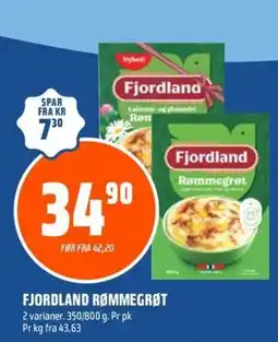 Coop Obs Fjordland rømmegrøt tilbud