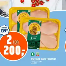 Coop Obs Den stolte hane kyllingfilet tilbud