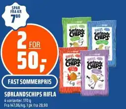 Coop Obs Sørlandschips rifla tilbud