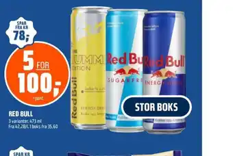 Coop Obs Red bull tilbud