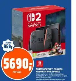 Coop Obs Nintendo switch™m 2 konsoll mario kart world bundle tilbud