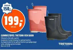 Coop Obs Gummistøvel tretorn ven barn tilbud