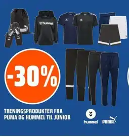 Coop Obs Treningsprodukter fra puma og hummel til junior tilbud