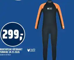 Coop Obs Northpeak våtdrakt funkidz jr 25 2026 tilbud
