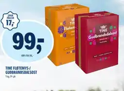 Coop Obs Tine fløtemys-/ gudbrandsdalsost tilbud