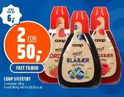 Coop Obs Coop syltetøy tilbud