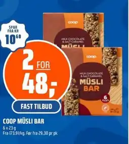 Coop Obs Coop müsli bar tilbud