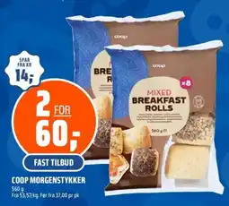 Coop Obs Coop morgenstykker tilbud