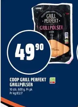 Coop Obs Coop grill perfekt nyt grillpølser tilbud