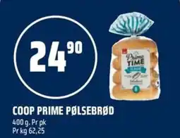 Coop Obs COOP PRIME PØLSEBRØD tilbud