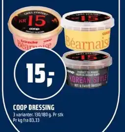 Coop Obs Coop dressing tilbud
