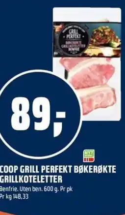 Coop Obs Coop grill perfekt bøkerøkte grillkoteletter tilbud