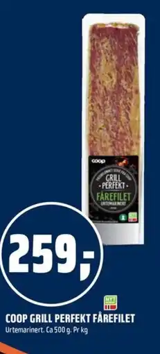 Coop Obs Coop grill perfekt fårefilet tilbud