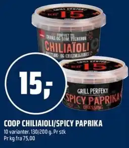 Coop Obs Coop chiliaioli/spicy paprika tilbud