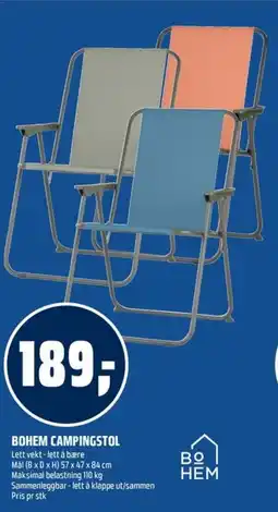 Coop Obs Bohem campingstol tilbud