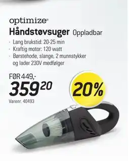 Thansen Håndstøvsuger tilbud