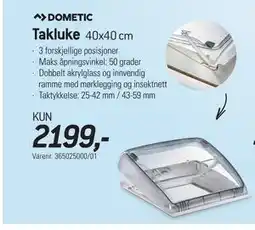 Thansen DOMETIC Takluke tilbud