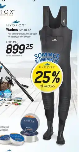 Thansen HYDROX Waders tilbud