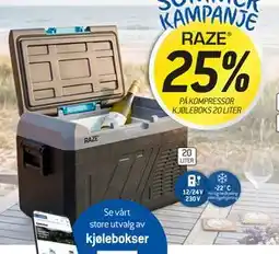Thansen 25% PÅ KOMPRESSOR KJØLE BOKS 20 tilbud
