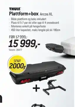 Thansen Plattform+box tilbud
