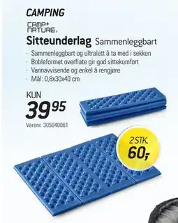 Thansen Sitteunderlag tilbud