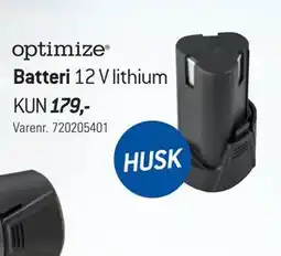 Thansen optimize Batteri tilbud
