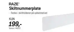 Thansen Skiltnummerplate tilbud