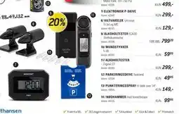 Thansen ELEKTRONISK P-SKIVE tilbud