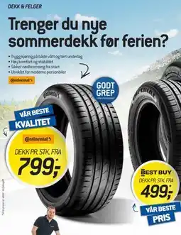 Thansen Continental DEKK tilbud