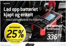 Thansen INFERNO Batteriladere tilbud