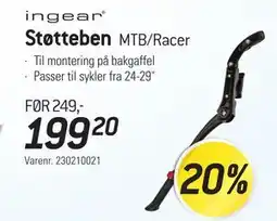 Thansen Støtteben MTB/Racer tilbud