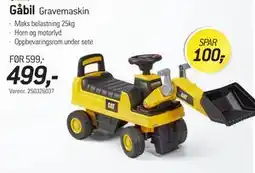 Thansen Gåbil Gravemaskin tilbud